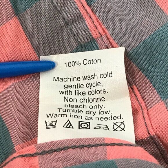 J. Crew Button Down Shirt Men's Medium Casual Long Sleeve Preppy Buffalo Plaid - Picture 8 of 9